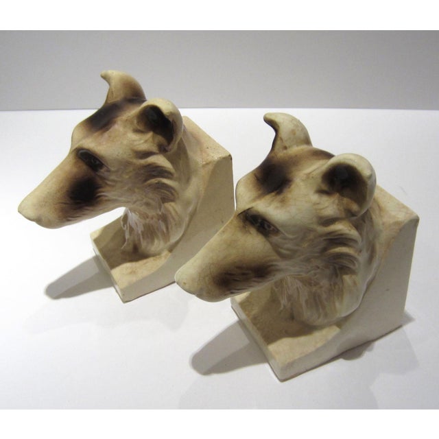 1950s Vintage Ceramic Dog Bookends A Pair Chairish