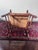 Vintage Tell City/Ethan Allen Style Colonial Early American Ladderback Dining Wooden Armchair, Woven Rush Seat For Sale In Dallas - Image 6 of 12