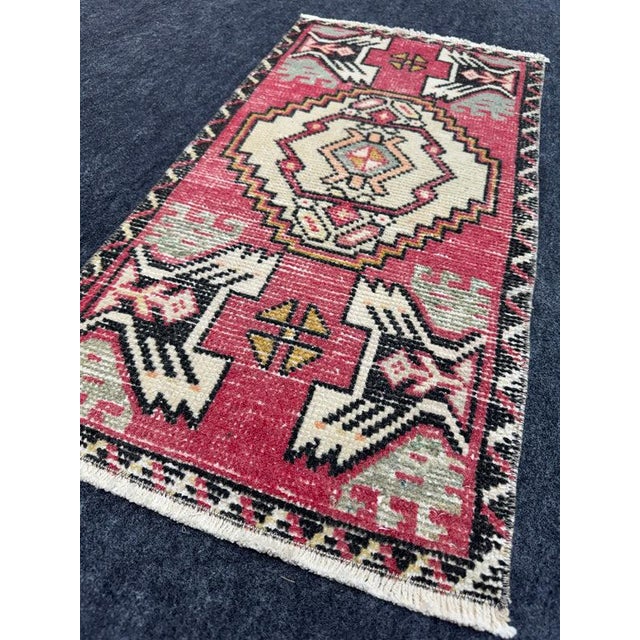 Early 21st Century Turkish Yastik Rug 1'5" x 2'10" For Sale - Image 5 of 5
