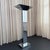 This tall, striking mirror finish chrome skyscraper or monolith floor lamp embodies the bold, geometric minimalism of...