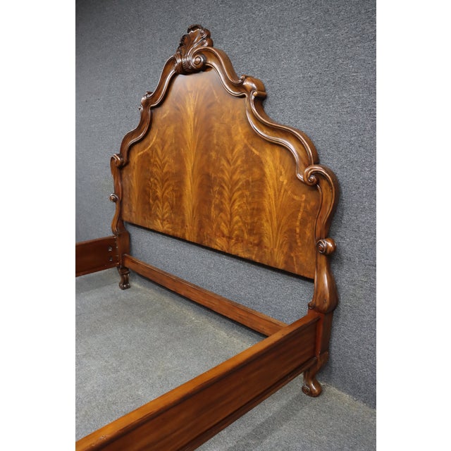 Thomasville Ernest Hemingway Collection Style Carved King Bed, Attributed For Sale - Image 9 of 13