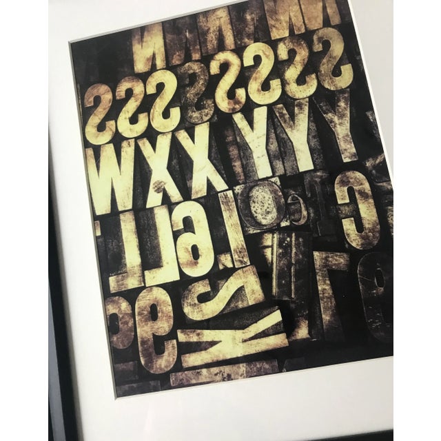 Modern Black and White Art Photo "Typeset Love" For Sale - Image 3 of 6