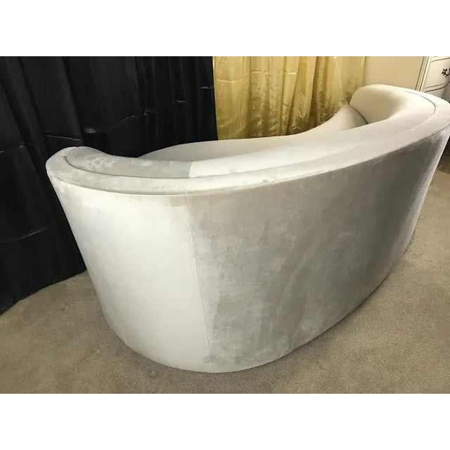 1980s 1980s Contemporary Dana Interlude Curved Modern Right Curved Chaise Lounge For Sale - Image 5 of 11