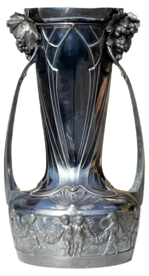 Early-19th Century Art Nouveau Vase by Albert Mayer for WMF