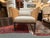 Brownstone Seagrass + Linen Occasional Chair, Prototype For Sale - Image 4 of 12