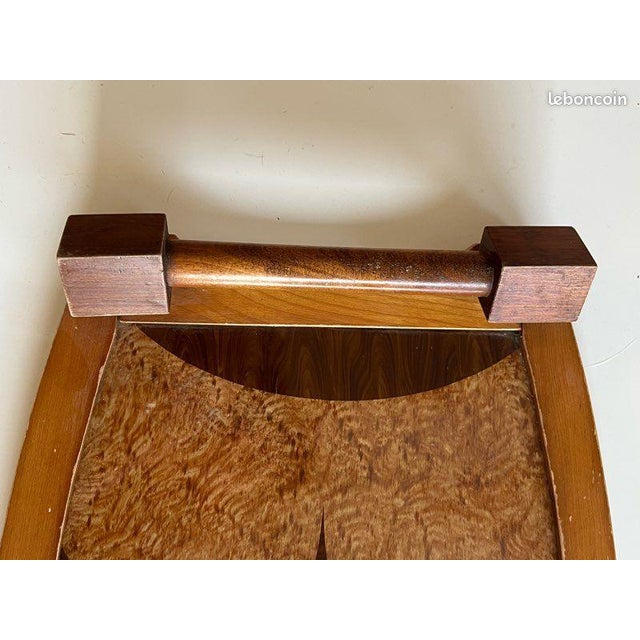 Wood Vintage Art Deco Wooden Marquetry Tray, 1930s For Sale - Image 7 of 12