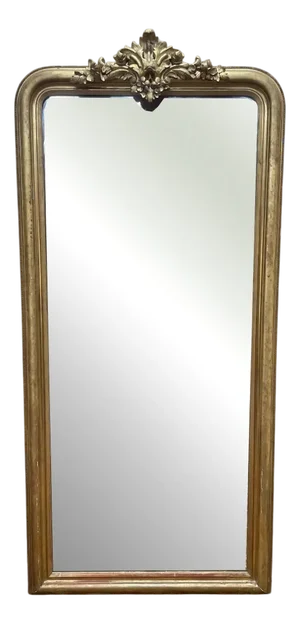 Louis Philippe Mirror with Pediment