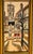 Bring a piece of authentic 1970s pop art history into your space. This captivating, vertical mixed-media painting by mid-...