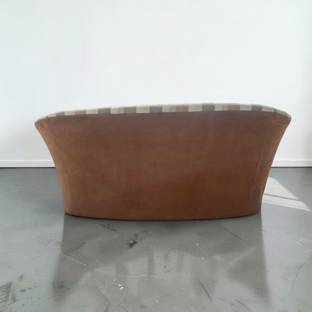 Weiman Style Modern Curved Full-Back Sofa For Sale In Miami - Image 6 of 10