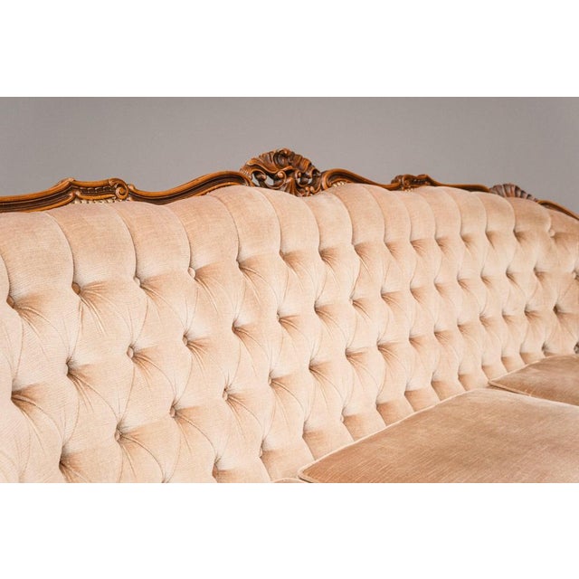 Baroque Style Sofa in Solid Wood, 20th Century For Sale - Image 11 of 18