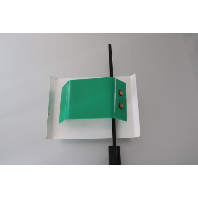 Wall Lamp in Metal & Brass from Stilnovo, Italy, 1950s For Sale - Image 9 of 18