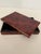 Gorgeous Lacquerware faux Tortoise Shell covered box by Otagiri. The slightly beveled top has a handpainted gold leaf...