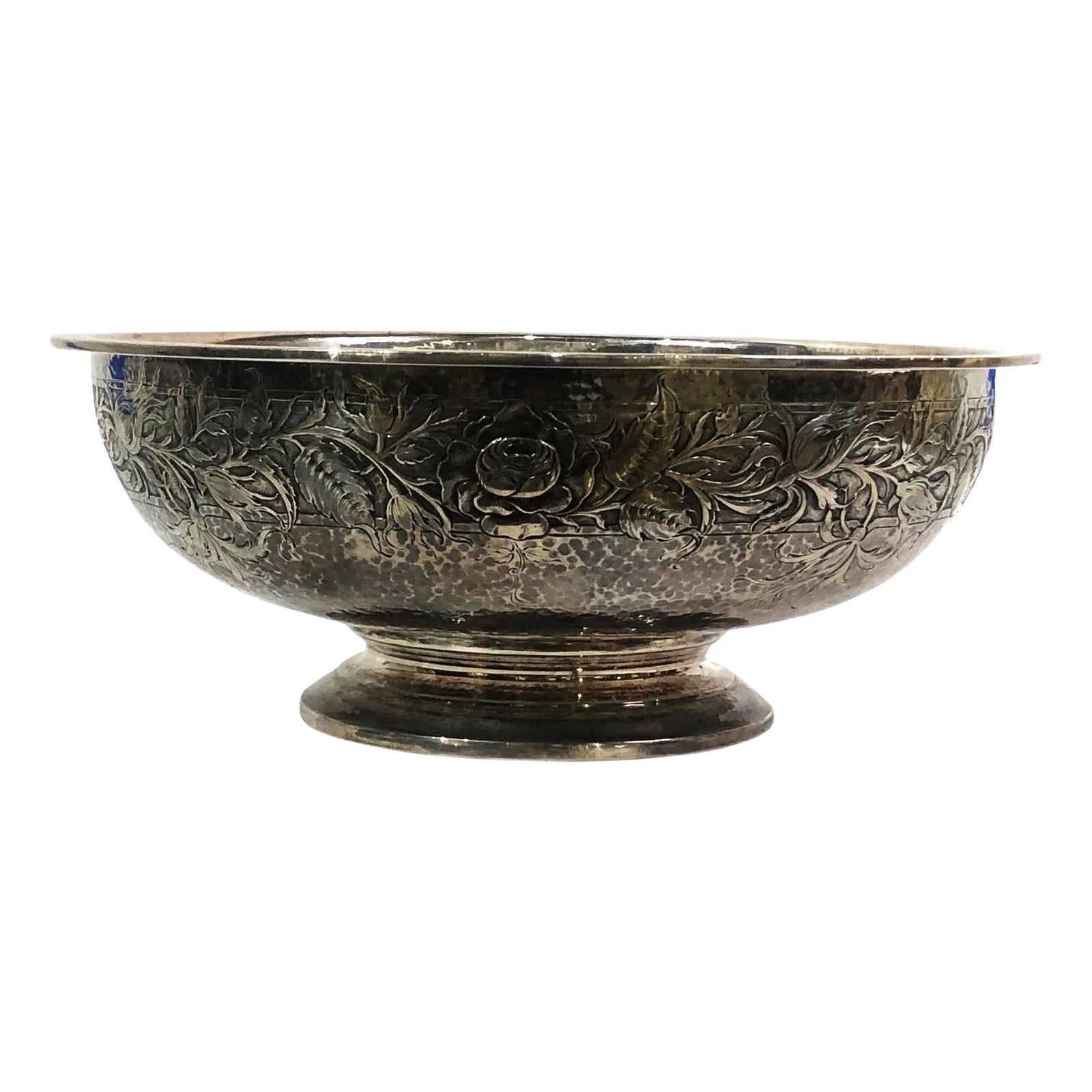 1900年頃 米国アンティーク 純銀製ティーキャディー 118g Black Starr Frost Black, Starr & Frost, American Art Nouveau Sterling Silver