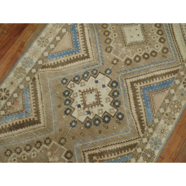 Vintage Persian Tribal Runner - 3'5" x 10'2" For Sale - Image 4 of 8