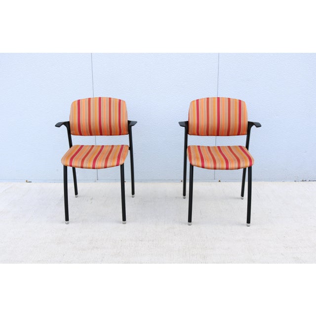 Modern Hon F3 Series Multipurpose Stackable Guest Chairs - A Pair For Sale - Image 4 of 18