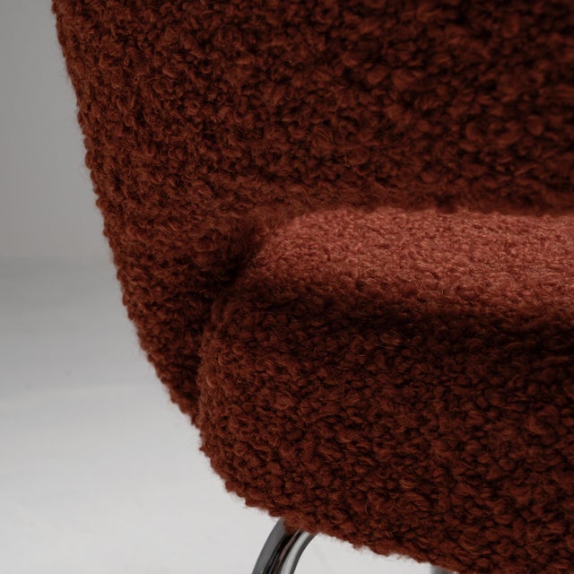 Model 71 Dining Chair in Pierre Frey Alpaca and Mohair Bouclé by Eero Saarinen for Knoll, 1960s For Sale - Image 10 of 14