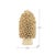 Dozens of hollow terracotta cylinders cluster together into a rounded, coral-like mass, each tube catching light and...