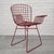 Mid-Century Modern Red Painted Steel Wire Chair, Sweden, 1960s For Sale - Image 6 of 12