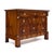 Empire period chest of drawers from France featuring a striking Cuban mahogany burled veneer. This piece has three...