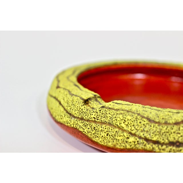 1960's Italian Ceramic Ashtray by Alvino Bagni For Sale In Raleigh - Image 6 of 9