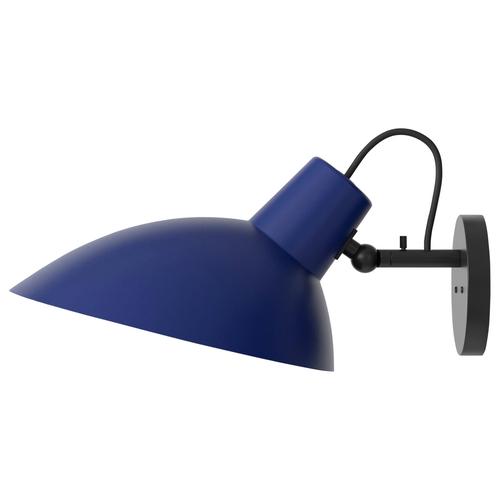 VV Cinquanta Black and Blue Wall Lamp by Vittoriano Viganò for Astep For Sale - Image 14 of 14