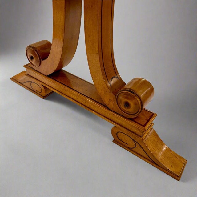 Early 19th Century Biedermeier Oval Library Table For Sale - Image 4 of 7