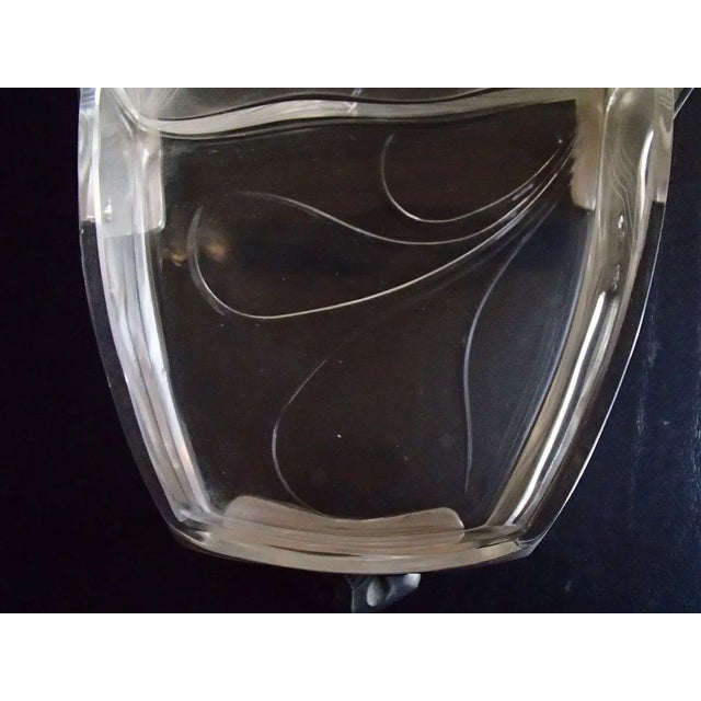 Antique Pewter & Crystal Glass Double Bowls from Orion Zinn, in Very Good conditions. Designed 1890 to 1919 This piece has...