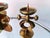 Set of 2 Brutalist bronze candlesticks, Italy, 1960s, by Giuseppe Gallo, in good condition I have official proof of...