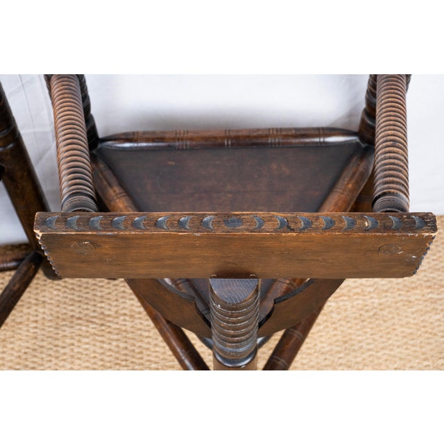 Pair of Late 19th Century Turner's Chairs For Sale - Image 11 of 14