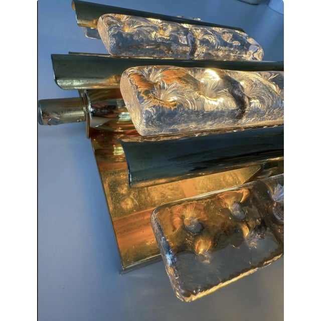 Orrefors Mid-Century Modern Swedish Crystal Wall Sconce from Orrefors, 1960 For Sale - Image 4 of 9