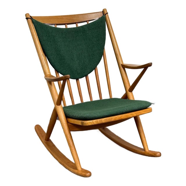 Frank Reenskaug for Bramin Mobler Rocking Chair, Circa 1960s For Sale