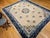 Antique Chinese Peking Rug, Hand-Knotted Wool, Floral Design, Ivory, 9' x 12' For Sale In Chicago - Image 6 of 18