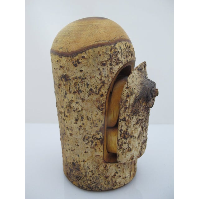 Vintage Raymond Pelton Limb Wood Puzzle Art MCM Style Trinket Stash Box For Sale - Image 12 of 12
