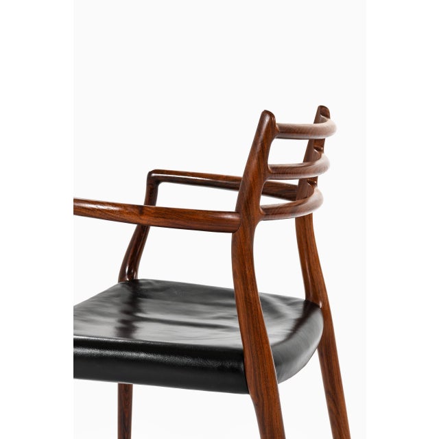 Model 62 Armchair attributed to Niels Otto Møller for J. L. Møllers Furniture Factory, 1960s For Sale - Image 6 of 13