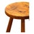 19th Century Antique French Rustic Stool in Oak, 1890s For Sale - Image 5 of 7