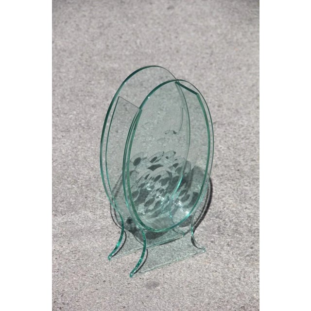 Oval Crystal Vase, 1980s For Sale - Image 11 of 11