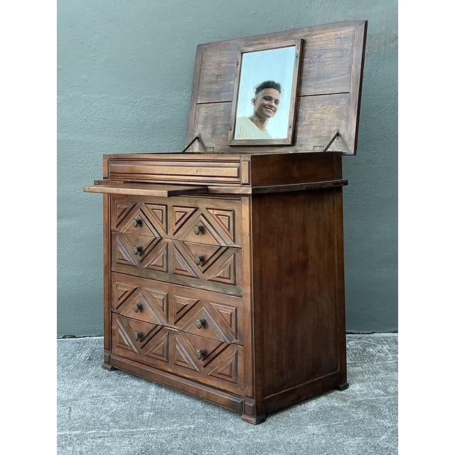 Wood Vintage Everglades Club Millwork Dry Bar For Sale - Image 7 of 11