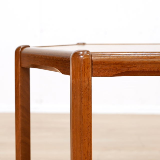 1960s 1960s Mid Century Danish Teak Octagonal Coffee Side Table For Sale - Image 5 of 8