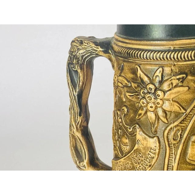 20th Century German Ceramic Beer Jug For Sale - Image 4 of 12