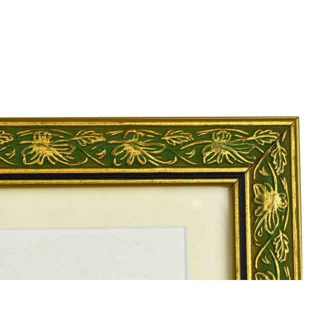 Victorian Fashion Plate European Periodical Reproduction Print Framed For Sale - Image 10 of 11