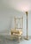 Tall Artist-Made Studio Craft Twig Chair + Woven Checkerboard Seat + Sheepskin For Sale - Image 6 of 17