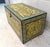 Vintage Hand-Painted Wooden Floral Folk Art Storage Trunk For Sale - Image 11 of 13