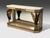 Maison Jansen attr., Hollywood Regency, Giltwood, Marble, Mirrored Console Table, France, 1940s A Hollywood Regency-style...