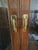 1980s Ethan Allen Canova Campaign Hutch Curio China Cabinet Display Shelf For Sale - Image 16 of 17