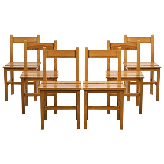 Chairs from Maison Regain, 1970, Set of 6 For Sale