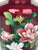A Large Japanese Red Ground Enamel Vase With Roses For Sale In Los Angeles - Image 6 of 10