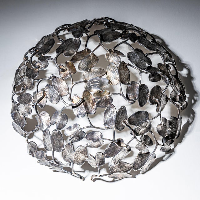Silver Silver-Plated Bowl Model "Kachnar Ii" by Mann Singh (India, B. 1977) for Driade, Italy, Designed 1994 For Sale - Image 8 of 12