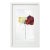 Framed Organic Modern Original Flower Painting by Diane Grant / Neutral Palette Tones For Sale