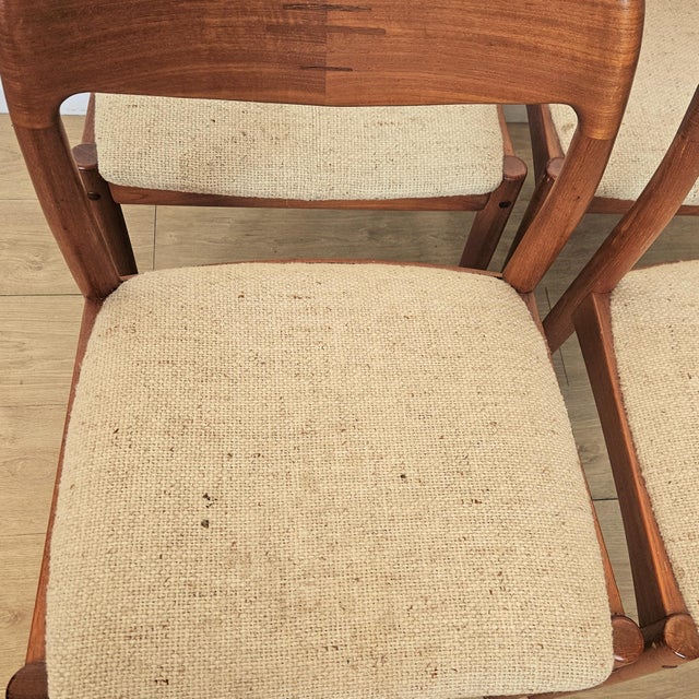 Mid-Century Modern Mid-Century Modern Danish Chairs by Johannes Andersen for Uldum Møbelfabrik, 1960s, Set of 4 For Sale - Image 3 of 13