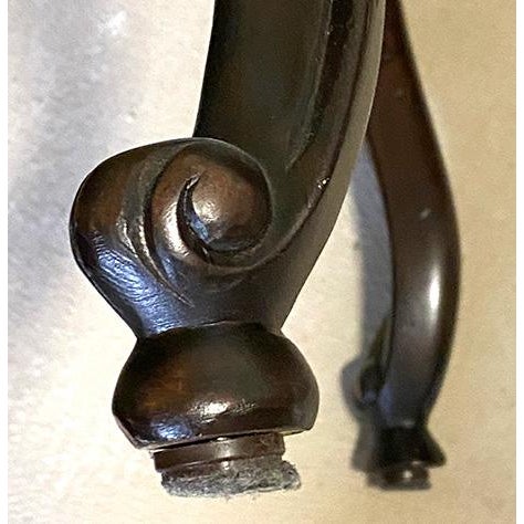 Red Red Upholstered Side Chairs- a Pair For Sale - Image 8 of 9